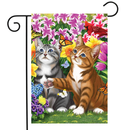 Kittens Garden Flag